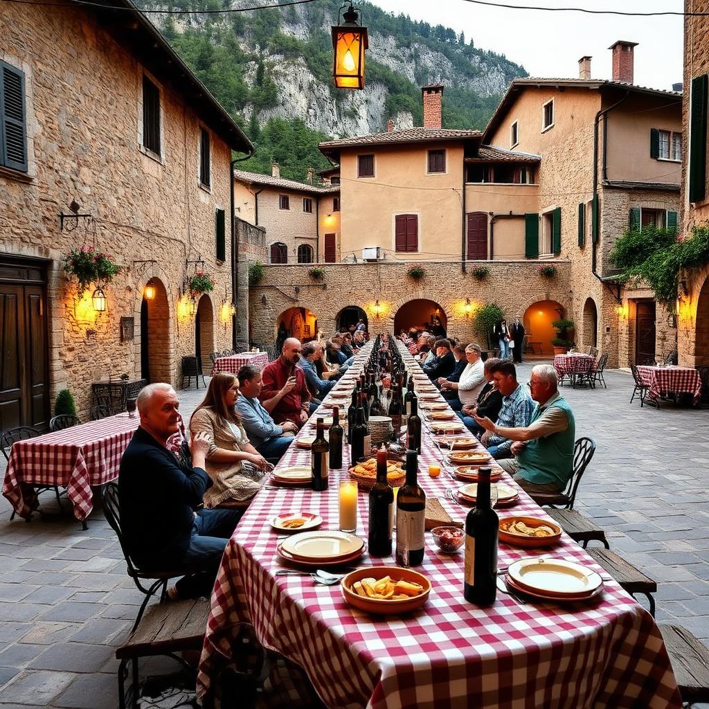 Cena in Piazza alla Consuma